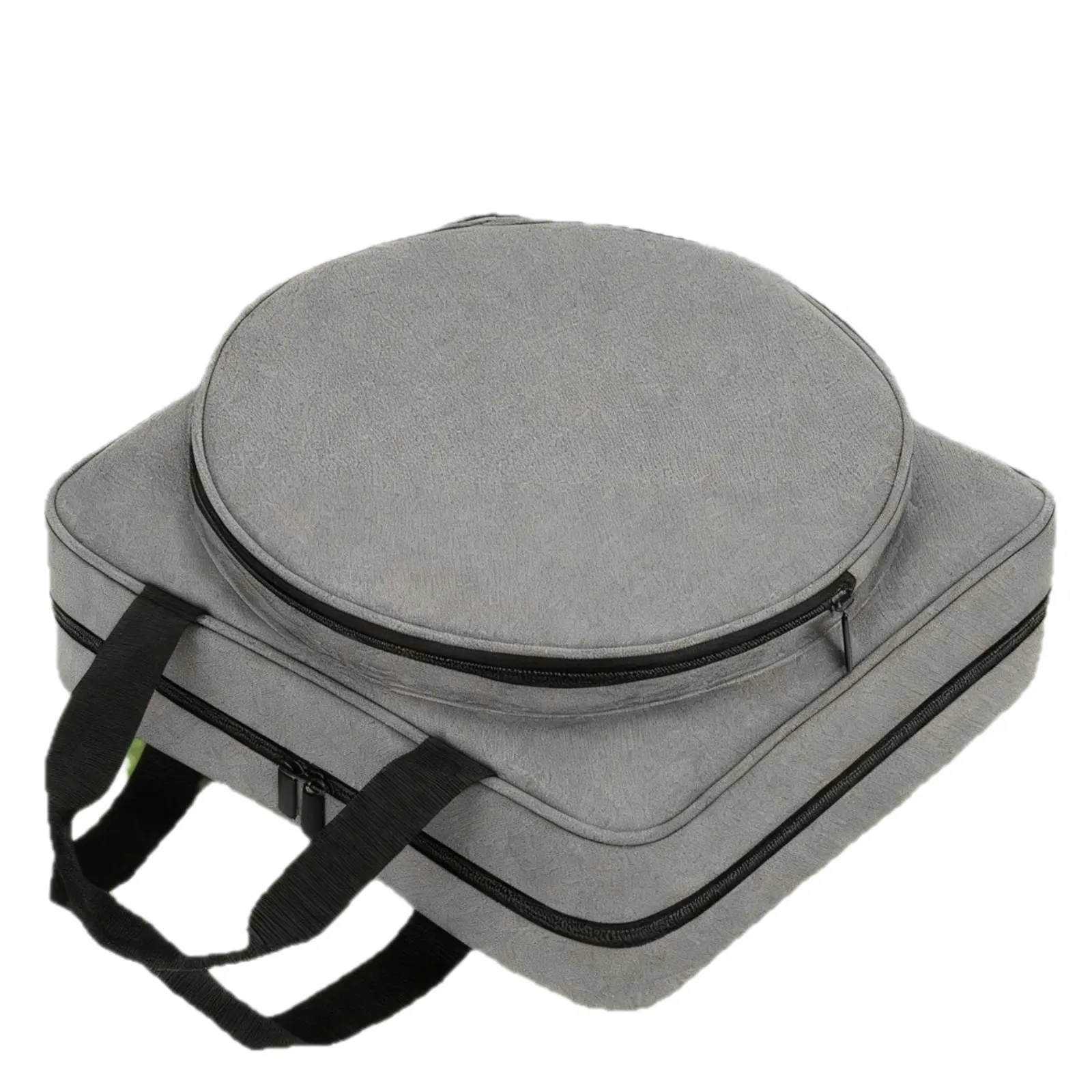 1pc Round/Square Embroidery Storage Bag - Embroidery Supplies Storage Carrying Tote Case With Multiple Pockets For Embroidery Floss, Cross Stitch, Sewing Crafts, Winter And Art Supplies - Ideal Knitting Bag For  Crafting Essentials