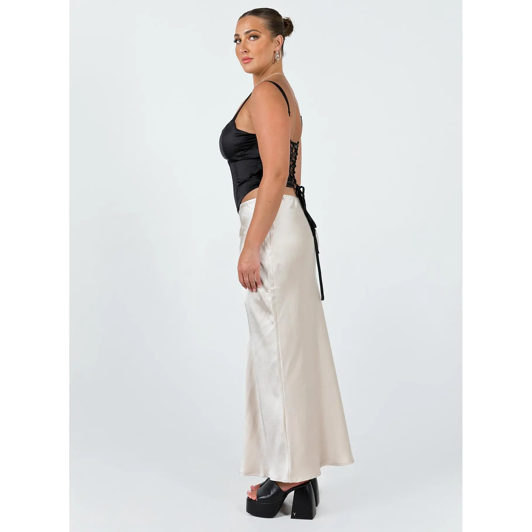 green slip maxi dress Green Slip Maxi Dress