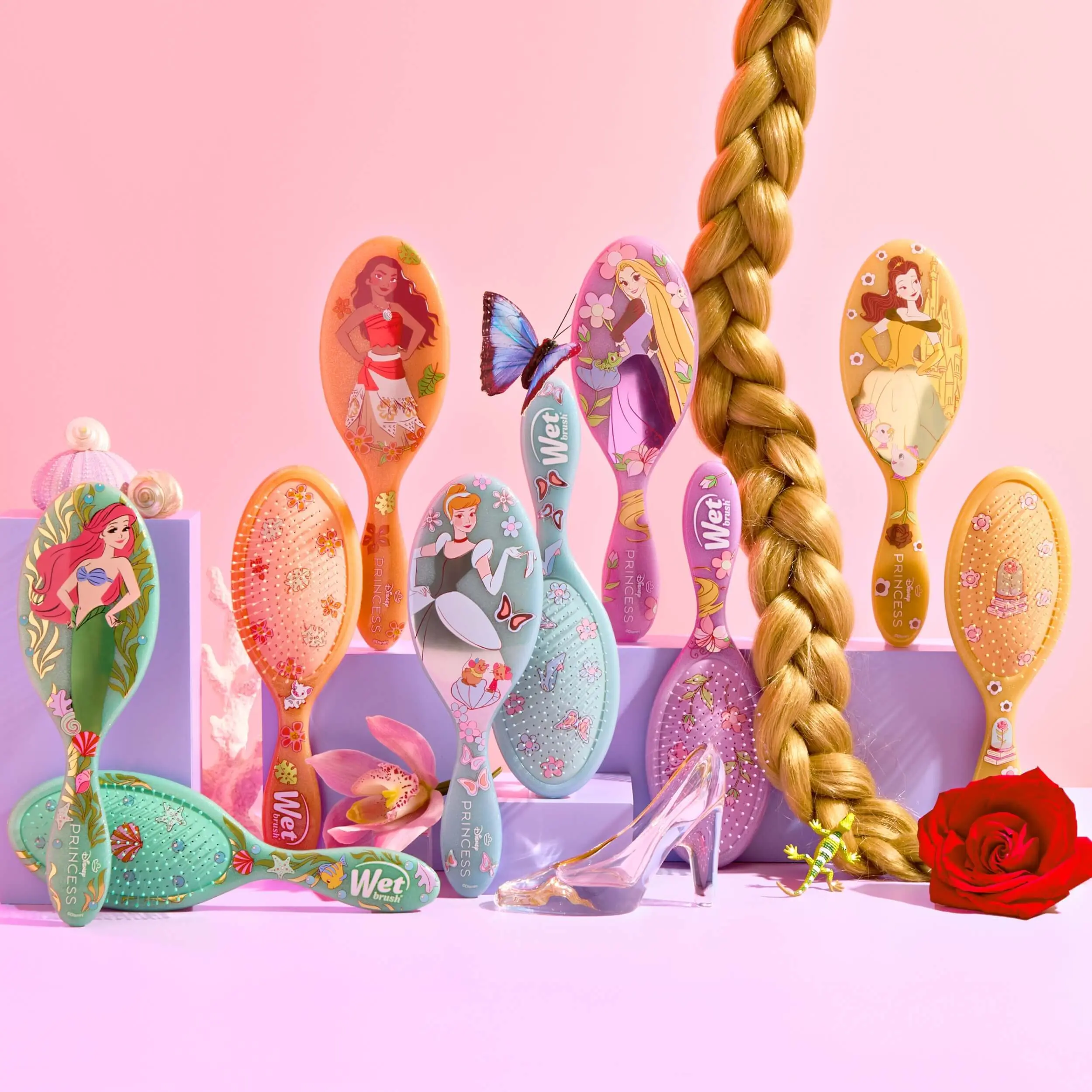 Wet Brush x Disney - Original Detangler Hair Brush – LIMITED EDITION Detangling Hairbrush - Gentle Detangler for All Hair Types