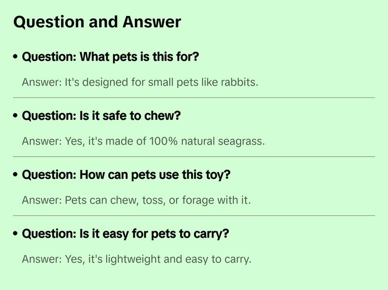 Tiny Paws Seagrass Twist