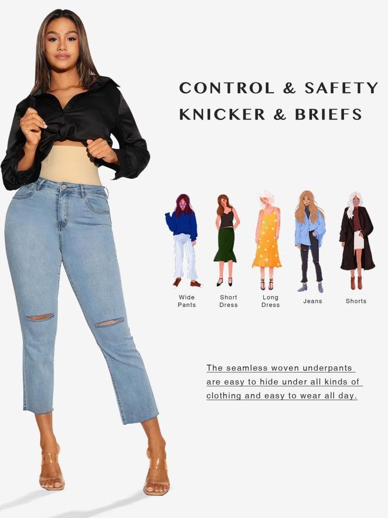 LOVERBEAUTY High Waist Tummy Control Seamless Thong Control Panties Comfortable Panty Shapewear Soft Womenswear Feminine Shapewear Soft Smooth Fit