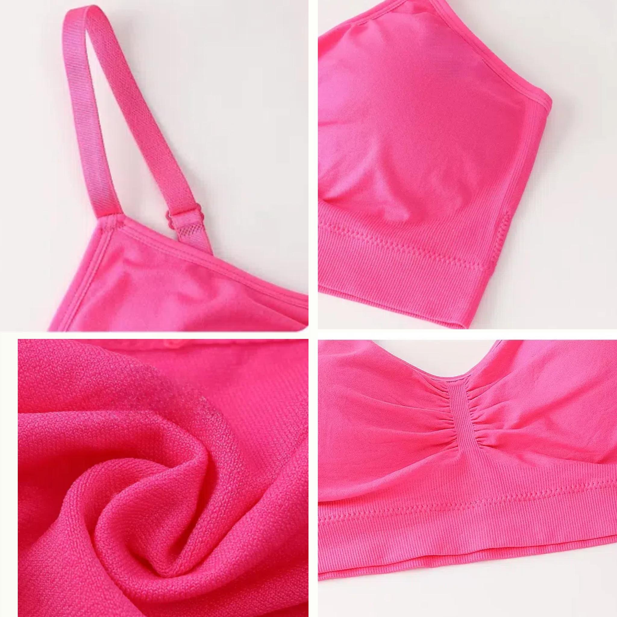 1/2PCS Women's Wireless Sculpt BraComfort Bralettes Suitable for up to 44DD NOUnderwire Unlined Cami Bra Seamless Tshirt BrasSports Bra Everyday Daily Wear Breathable