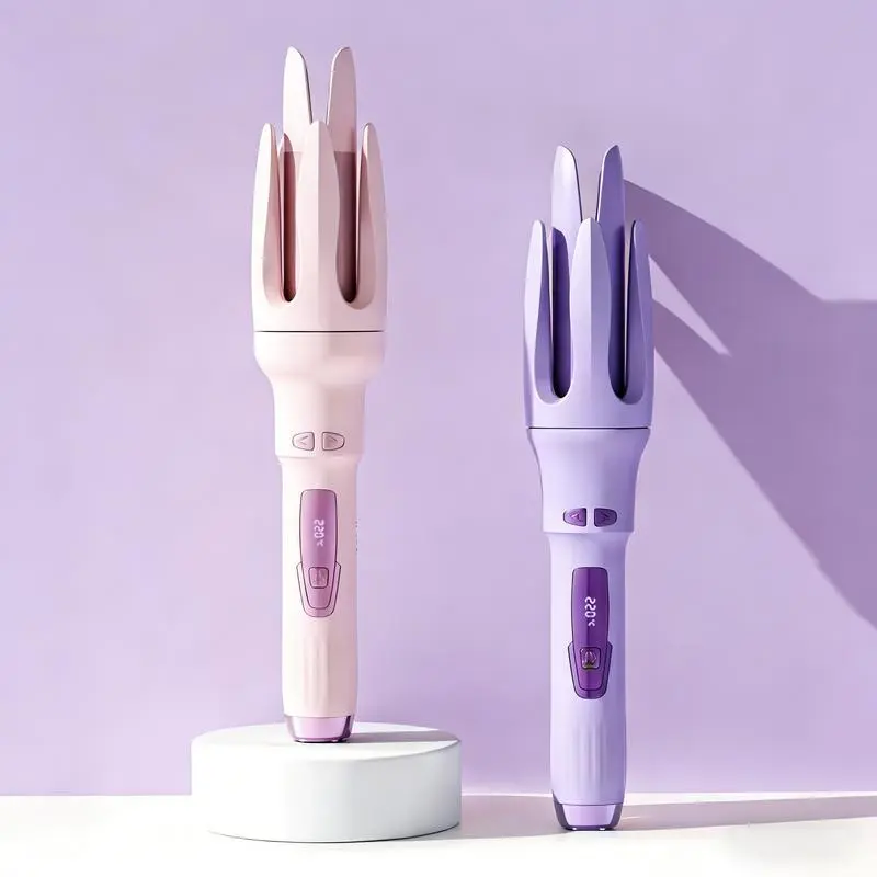 Automatic Rotating Hair Curler, 1.25-Inch Curling Iron with 4 Adjustable Temperature Settings, Professional Women's Hair Styling Gadget for Bouncy Tight Curls, Beauty Products Ideal for Gifts for Women, GF Gift
