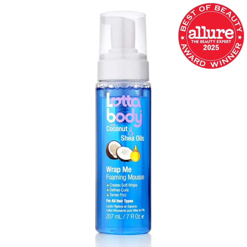 Coconut & Shea Oil Foaming Curl Mousse, Anti-Frizz Hair Styling Foam for Soft, Natural Curls & Definition, Light Hold, 7 Fl Oz, Soft Curls