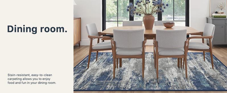 GENIMO Christmas Modern Abstract Design Area Rug Soft Lightweight Cushioned Feel Durable for Living Room Bedroom Dining Room Machine Washable Non-Slip Backing