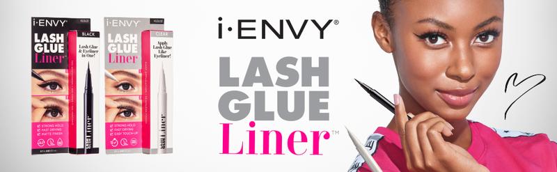 I-Envy Lash Glue Liner, Waterproof Eyelash Adhesive Long Lasting, K Beauty Makeup Eyeliner Lash Glue, Fast Drying & Matte Finish