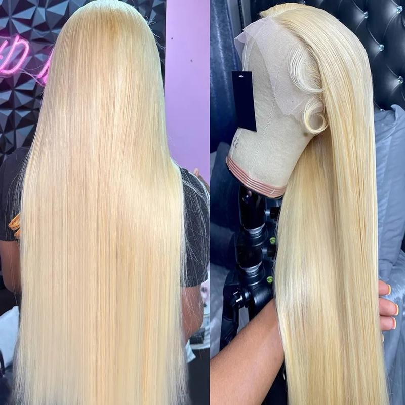 Hot Star 613 Blonde and Neon Red Straight and Body Wave HD Transparent 13x6 Lace Front Human Hair Wigs for Women Glueless Brazilian Lace Frontal PrePlucked Wig TikTokShopBlackFriday