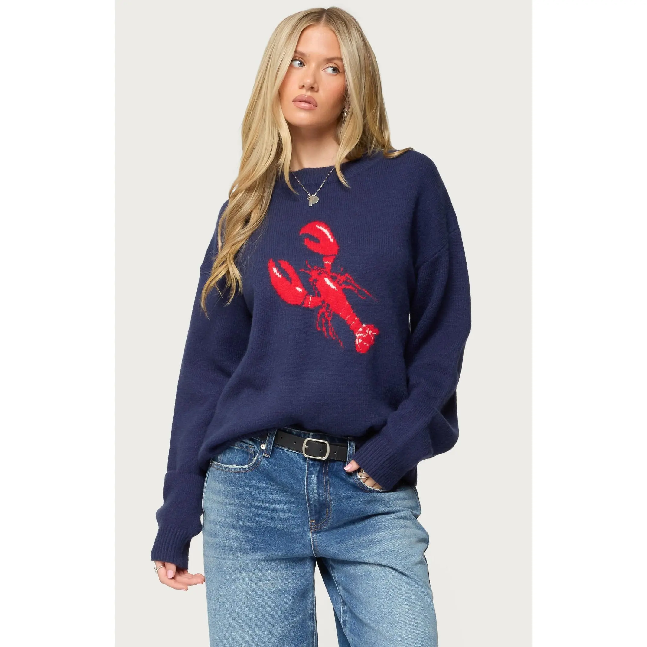 Edikted Women's Don't Be Shellfish Knit Sweater