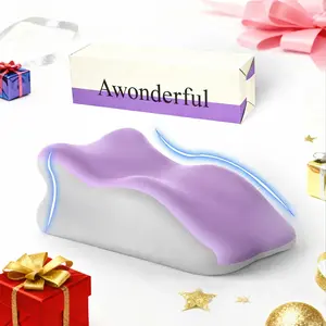 Memory Foam Pillow, Ergonomic Design, Supports Neck, Back, Leg Areas, Compatible with Face-Down Reading pillow, Comfortable and Soft Fabric, Removable, Suitable for Home, Bed, Sofa, Living Room Scenarios