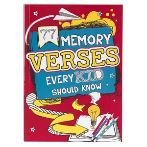 77 Memory Verses Every Kid Should Know (Ages 5–8) – Christian Bible Verse Book for Children | Faith Building Scripture Memory Book | Paperback