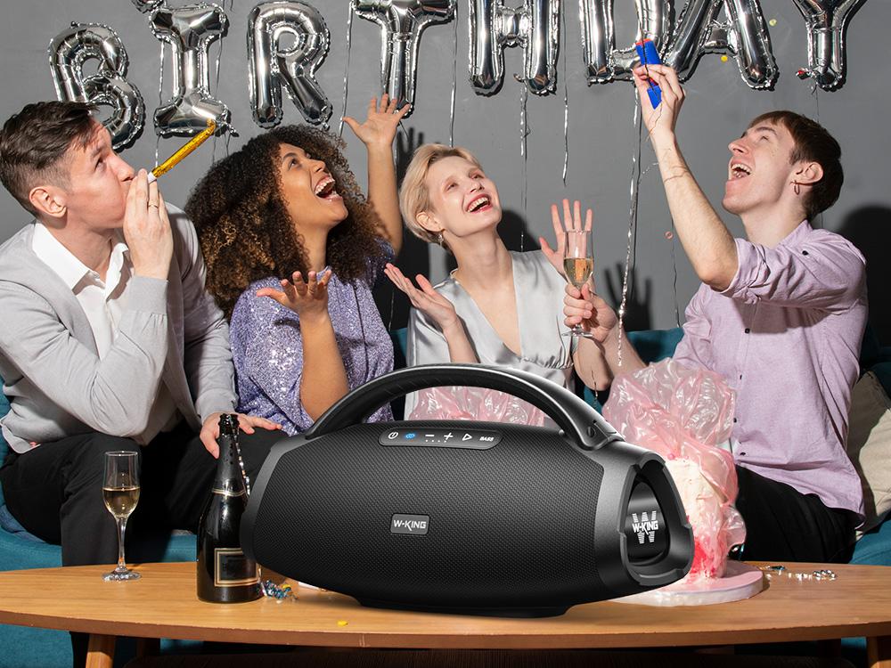 W-KING X20 330W PEAK Boom Box,7.5" Subwoofer 200W RMS,IPX7 Waterproof BT5.4 EQ APP Guitar-in Massive Bass for Outdoor Party W-KING X20 330W PEAK Boom Box,7.5" Subwoofer 200W RMS,IPX7 Waterproof BT5.4 EQ APP Guitar-in Massive Bass for Outdoor Party