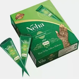 Neha Herbal Cone Heena paste 3 cone 1 Box