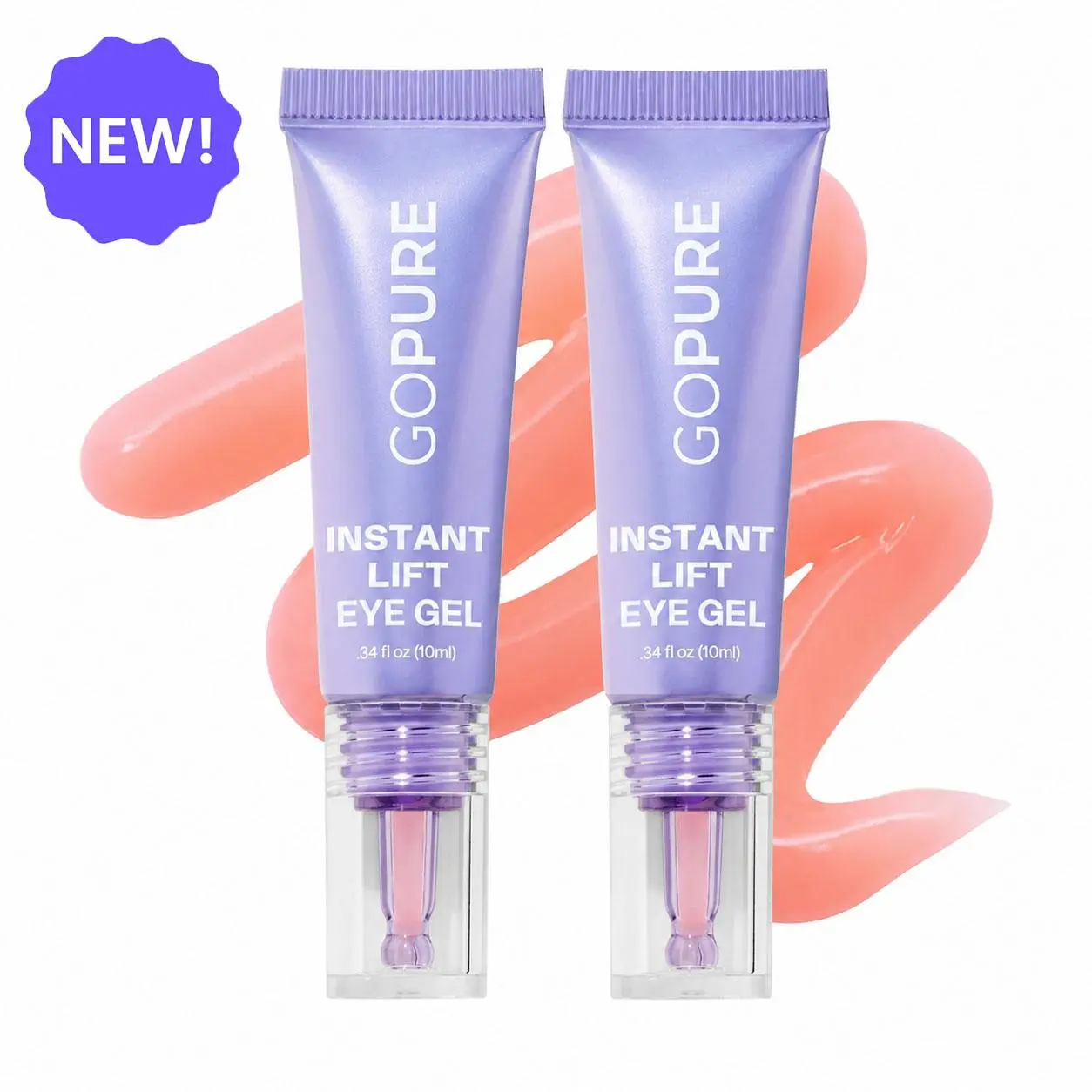 NEW! GOPURE Instant Lift Eye Gel - For the look ofPuffiness & Bags, Wrinkles, Fine Lines and Dark Circles, AntiAging Skin Care for Men & Women with Collagen TargetingBiotech Under Eye Brightener