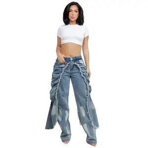 WOMEN FASHION STYLE DENIM JEANS