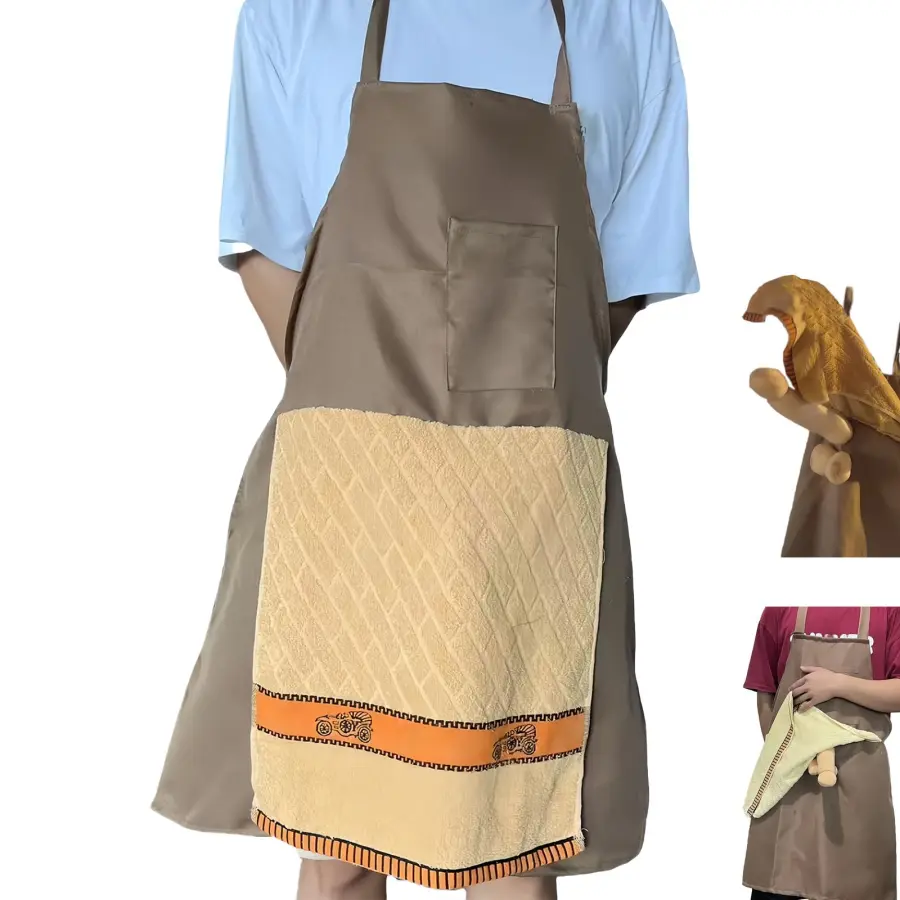 Men's Bold BBQ Style Funny Apron - Polyester Fiber, Adjustable Comfortable Strap, Roomy Waist, Surprise Pocket, Gag Gift for Dad, Fits Most Adults, Ideal for Cookouts