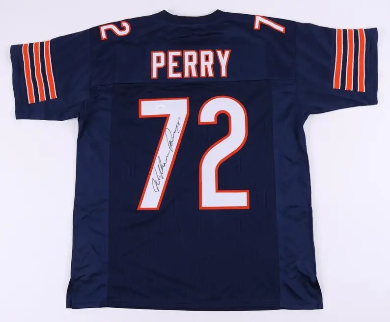 William "The Fridge" Jersey W/ JSA COA Chicago Bears #72 G.I.Joe 85' Bears