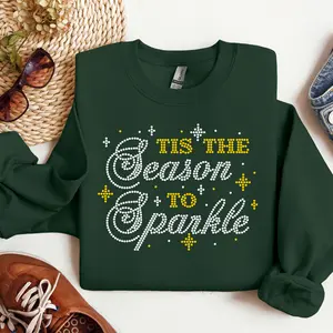 Tis The Season To Sparkle Rhinestone Transfer