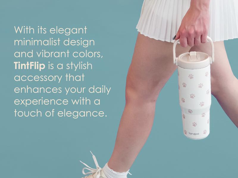 Sandjest 30oz Insulated Tumbler with Straw Lid & Carry Handle, Leak-Proof Stainless Steel, Cupholder Friendly, Ideal for Sports Outdoor Christmas Gift Sandjest 30oz Insulated Tumbler with Straw Lid & Carry Handle, Leak-Proof Stainless Steel, Cupholder Friendly, Ideal for Sports Outdoor Christmas Gift