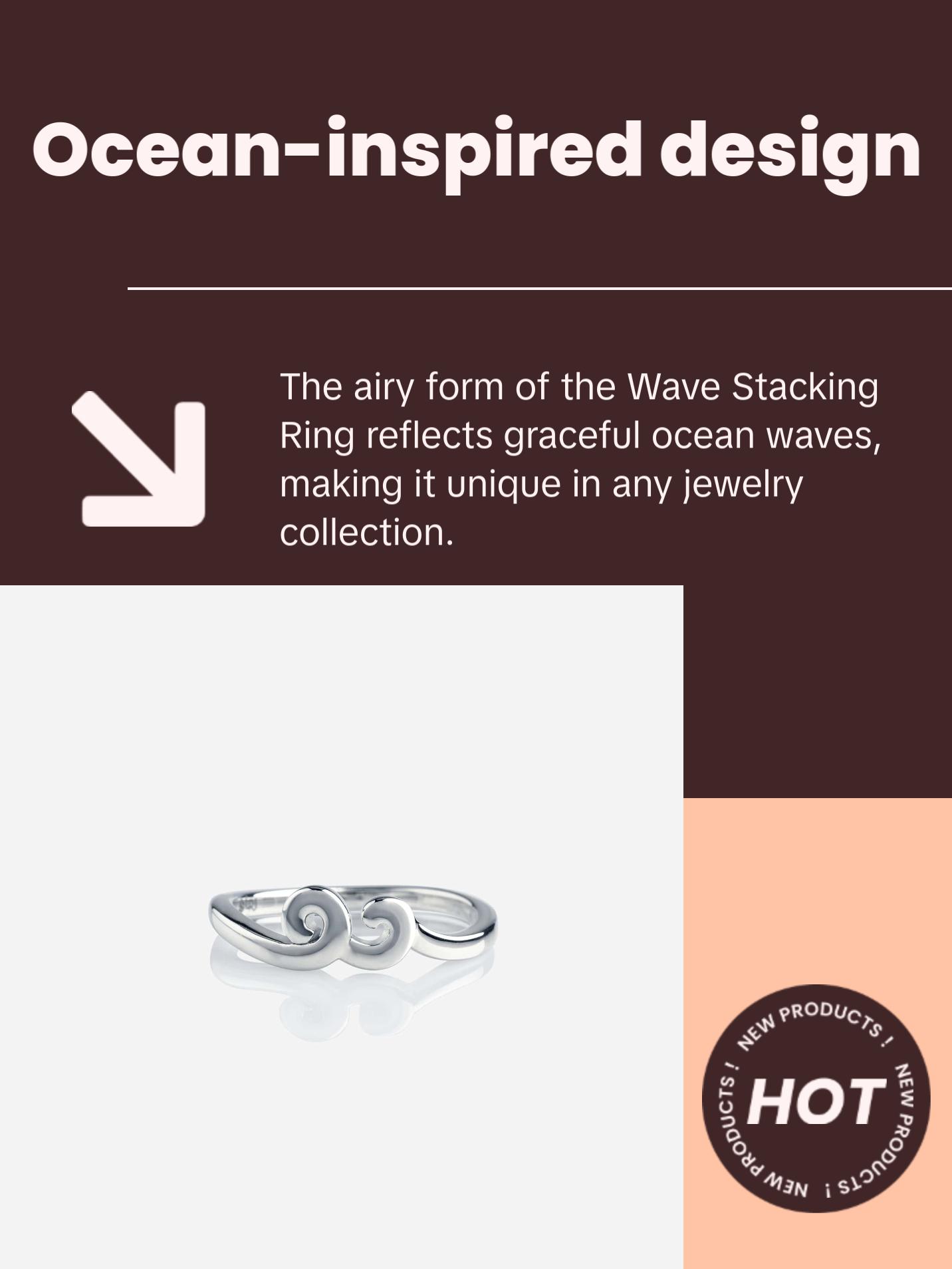 Wave Stacking Ring