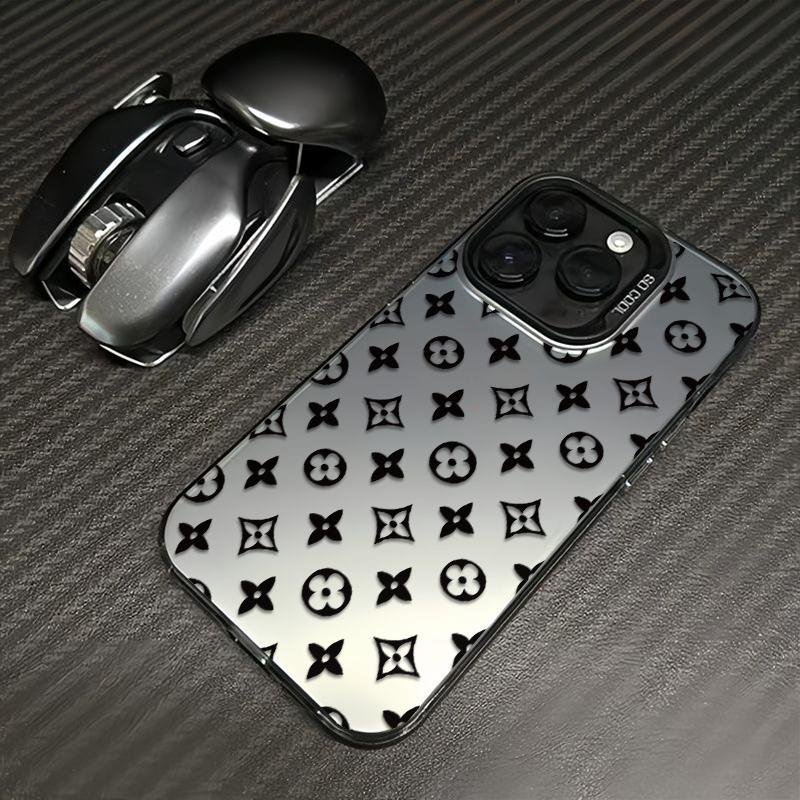 Classic Floral Patterns TPU Laser Craft Phone Case for iPhone 17 16 15 14 13 12 11 Anti-Drop Protective Cover