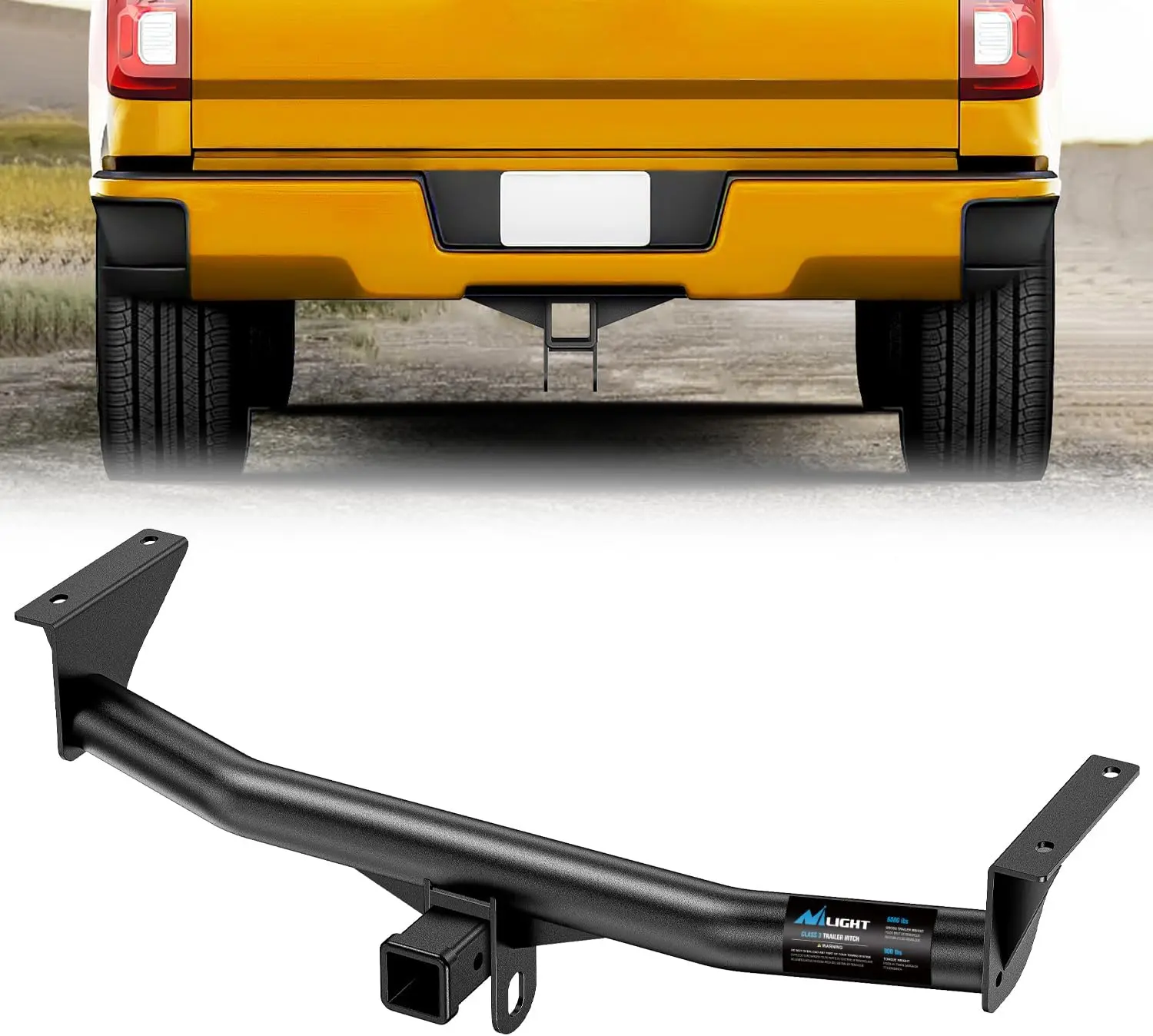 Nilight Class 3 Trailer Hitch 2 Inch Receiver Tow Hitch Compatible with Chevrolet Colorado/GMC Canyon 2015 2016 2017 2018 2019 2020 2021 2022 2023 Black Powder Coated Universal Car Accessories Universal Automotive Accessories, Vehicle Accessories, Truck A