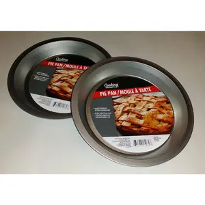 2 Pack 8 Inch Pie Pans - Heavy Duty Bakeware for Perfect Homemade Pies & Easy Clean Baking