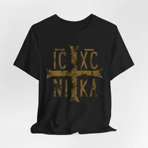 Jesus Christ Conquers Orthodox Christian TShirt