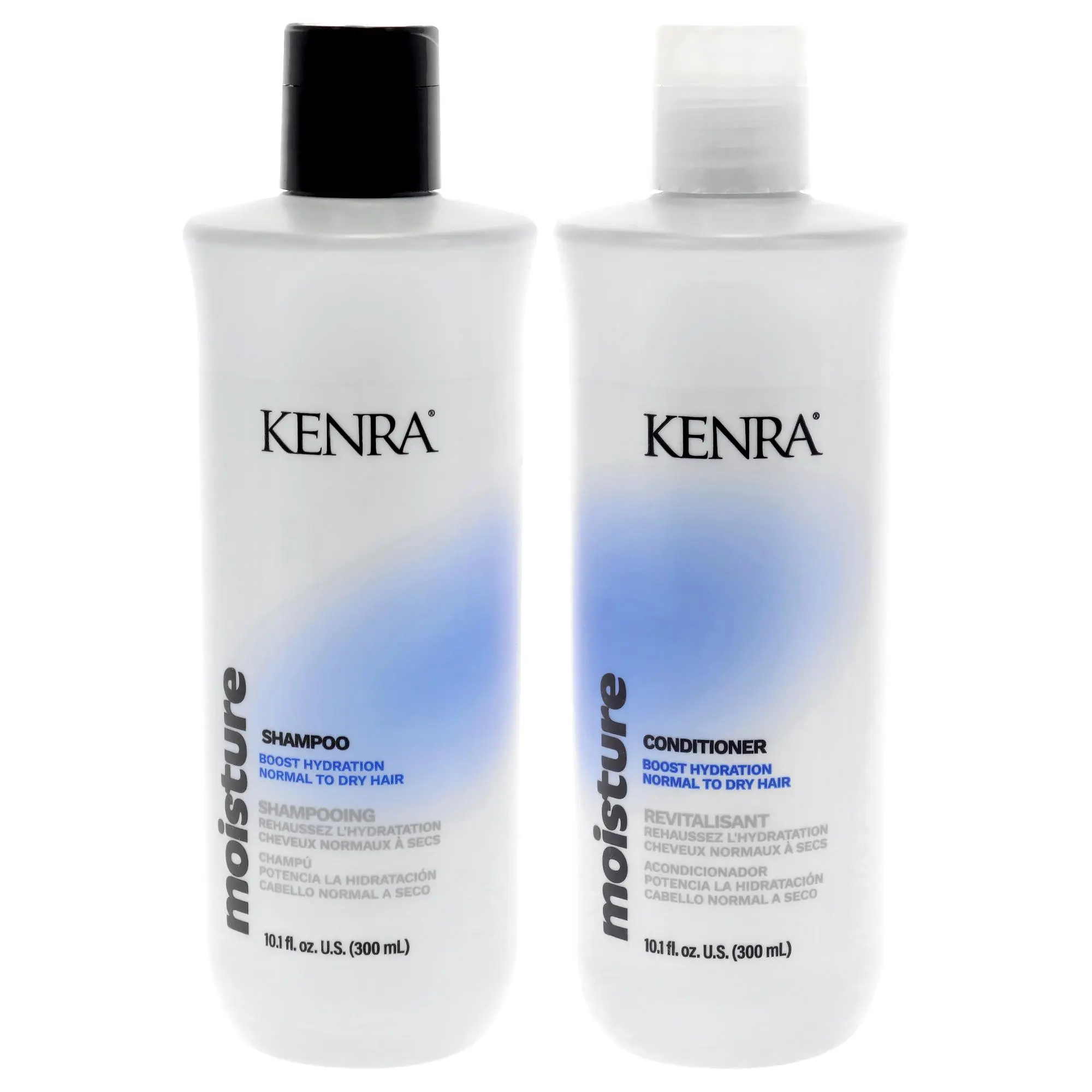 Kenra Unisex Haircare Moisture Kit - 2-Pc Set with 10.1oz Hydrating Shampoo, 10.1oz Moisturizing Conditioner