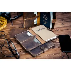 Personalized Handmade Leather Passport Cover & Travel Wallet