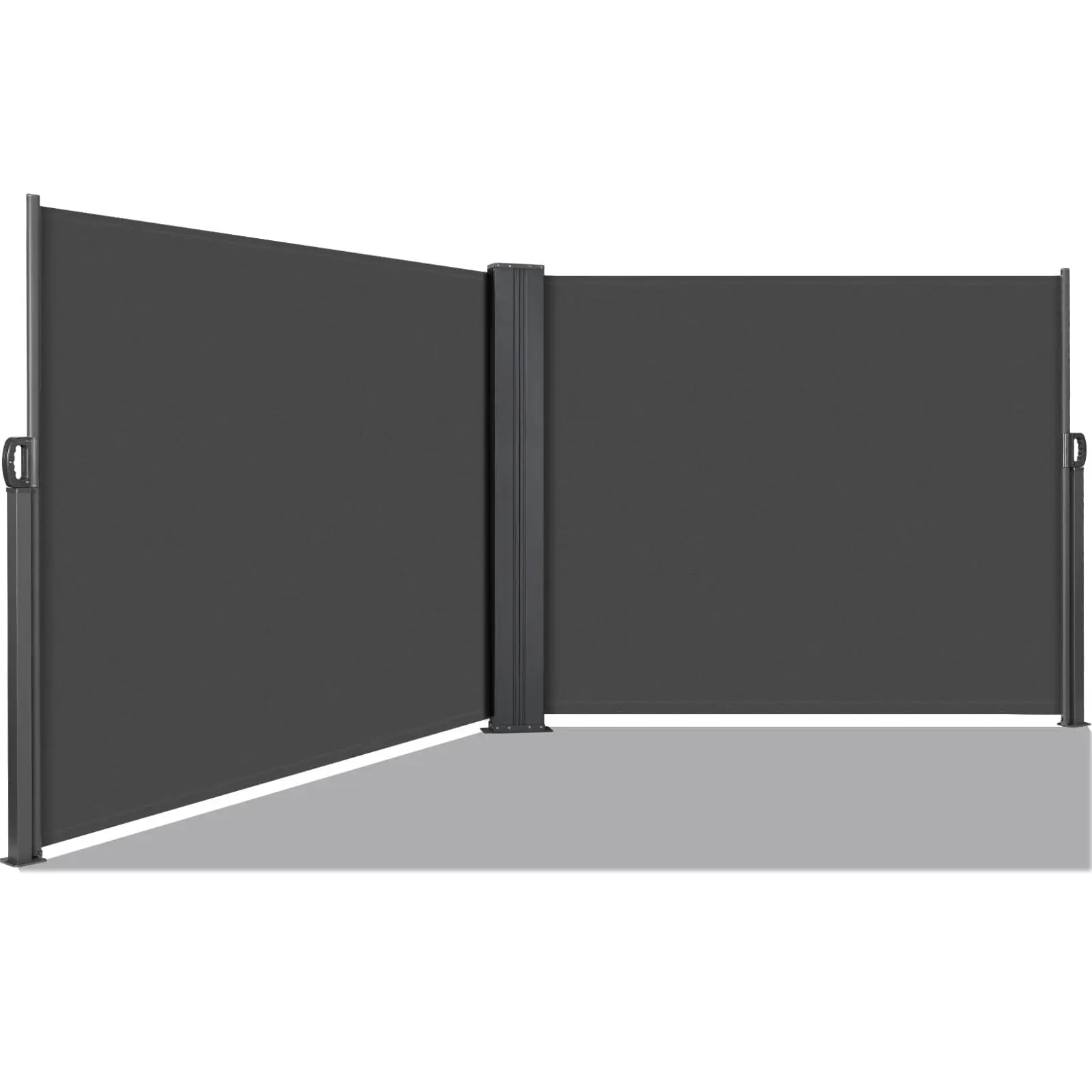 【backtoschool】LIFERUN Side Awning, Retractable Side Awning, Patio Retractable Side Screen, UV Resistant, Waterproof, Patio Privacy Screen for Garden, Balcony, Courtyard， Outdoor Shade Canopy ，Adjustable Shade