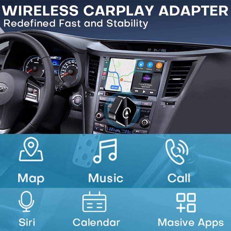 2026 Wireless CarPlay is compatible with both Apple and Android devices, ensuring instant and stable connection, freeing your hands