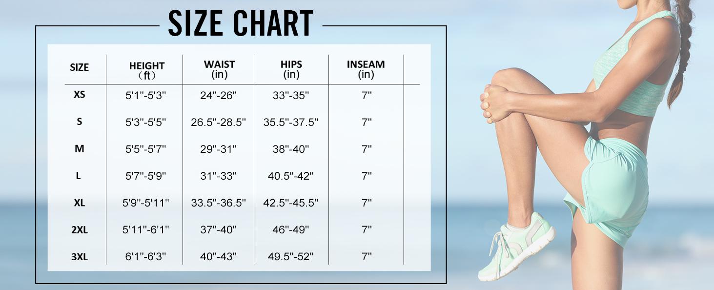 baleaf Womens' 7" Long Running Athletic Shorts Back Zipper Pocket Bottom Workout Gym Shorts with Liner Running Lounge Womenswear