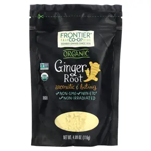 Frontier Co-op Organic Ginger Root, 4.09 oz (116 g) Frontier Co-op Organic Ginger Root, 4.09 oz (116 g)