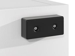 DWVO LED TV Stands for Living Room, TV Stand 55 inch TV, Entertainment Center with Storage, Modern White TV Stand, High Glossy Wood TV Media Console Cabinet, Black & White