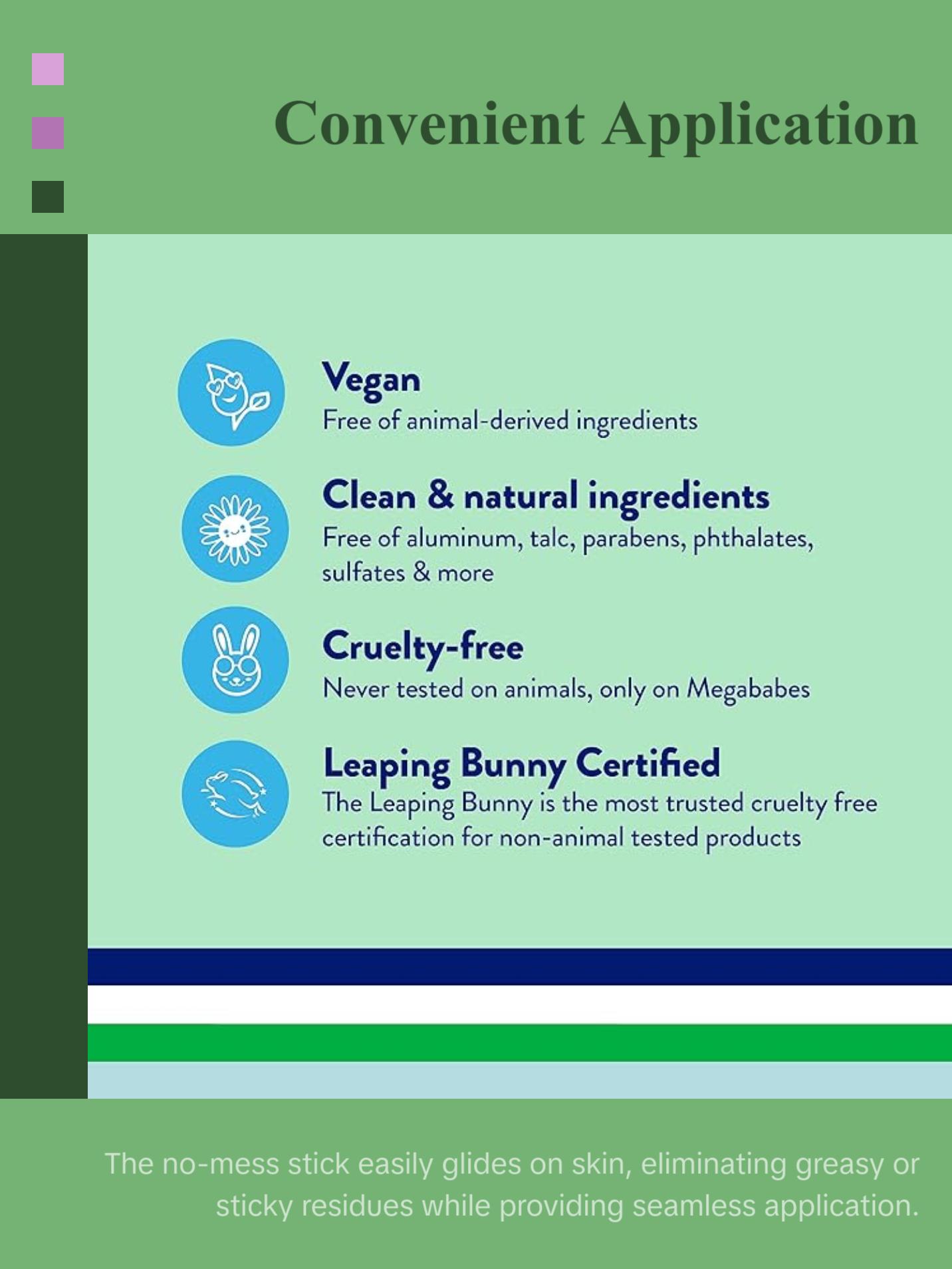 Megaman Friction Fighter Go Anti-Chafe Stick | Prevents skin chafe & irritation | Thighs, arms, & more | 2.12 oz