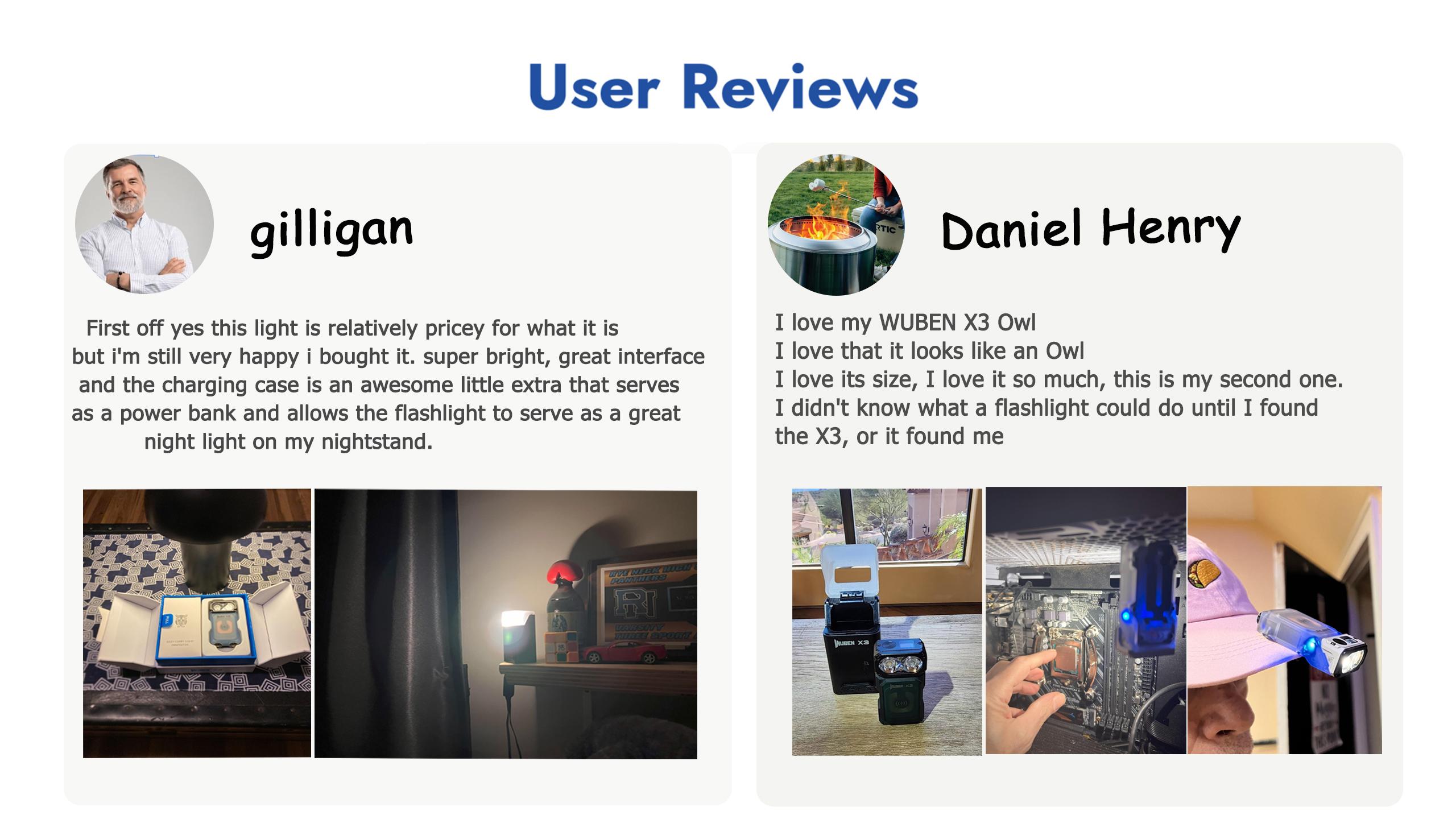 【Big Savings】WUBEN X3 Premium Edition EDC Flashlight, 180° Rotating Head, 3000mAh Rechargeable Charging Box, Magnetic Keychain Light with 10 Modes for Camping / Outdoor / outdoorfun, Holiday Gifts Christmas New Year