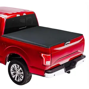 GARVEE Soft Tri-Fold Tonneau Cover for Silverado/Sierra 1500 (2014-2025) 6.5ft Bed - Waterproof, UV Protection, Heavy-Duty Design, Easy Installation Truck Bed Cover