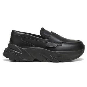 PUMA Womens Sophyr Slip On Loafers Casual - Black