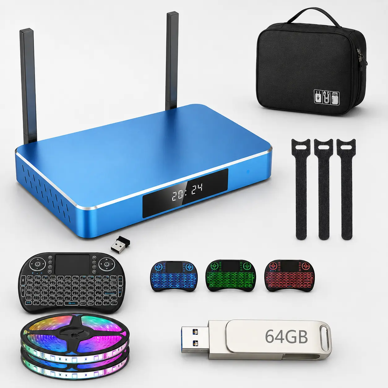 64GB S7 Series Home Entertainment Box, including accessory kit