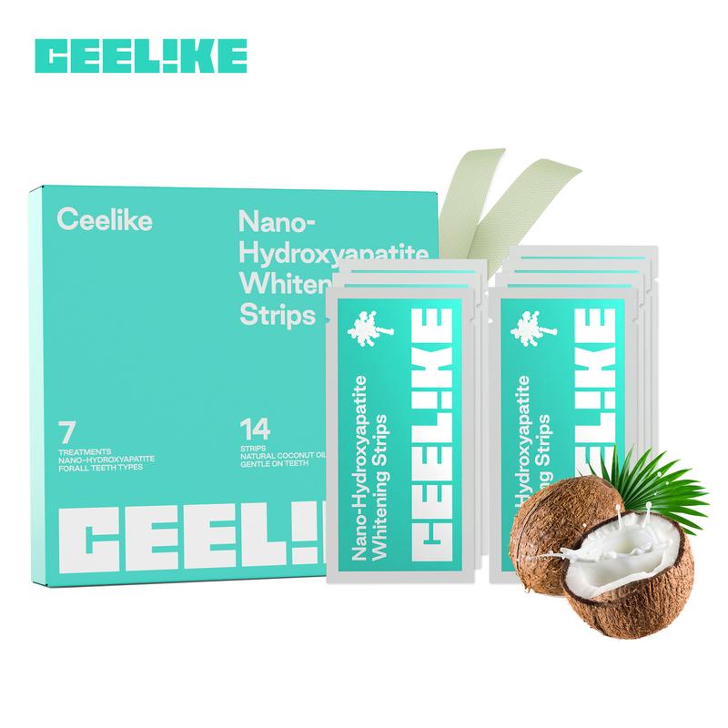Ceelike 7-Day Teeth Strips | Enamel-Safe Formula for a Healthier & Refreshed Smile | Easy & Comfortable Fit