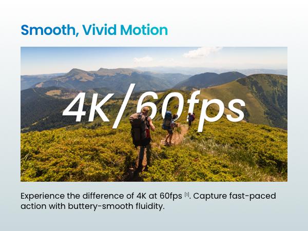 Xtra Atto Wearable 4K Action Camera, 54 g, Light and Compact, 1/1.3″ Sensor, 4K/60fps Video, 220‑Min Max Recording, 5-Min Pre-Recording, Built-in Stabilization, 128GB Storage, 600MB/s Fast Transfer