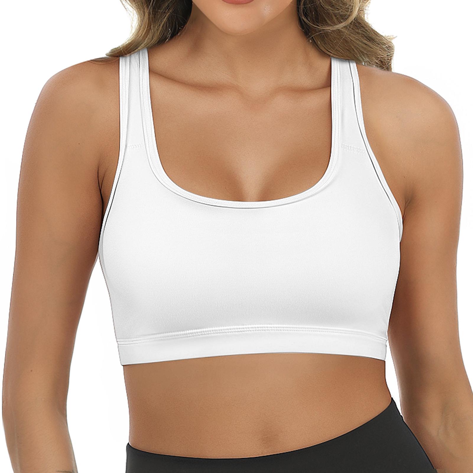 Womens Seamless Ribbed Longline High Neck Sports Bra - Racerback Padded Slim Fit Crop Tank Top with Built in Bra Black
