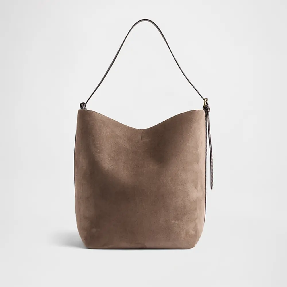 GAP Vegan Suede Slouchy Tote Bag - Stylish and Durable for Everyday Use