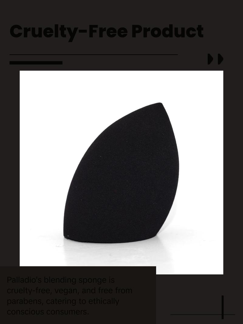 Palladio Makeup Blending Sponge - Ultra Soft Latex Free Teardrop Shape for Flawless Application & Airbrushed Finish - Cruelty Free Vegan Beauty Tool Palladio Makeup Blending Sponge - Ultra Soft Latex Free Teardrop Shape for Flawless Application & Airbrushed Finish - Cruelty Free Vegan Beauty Tool