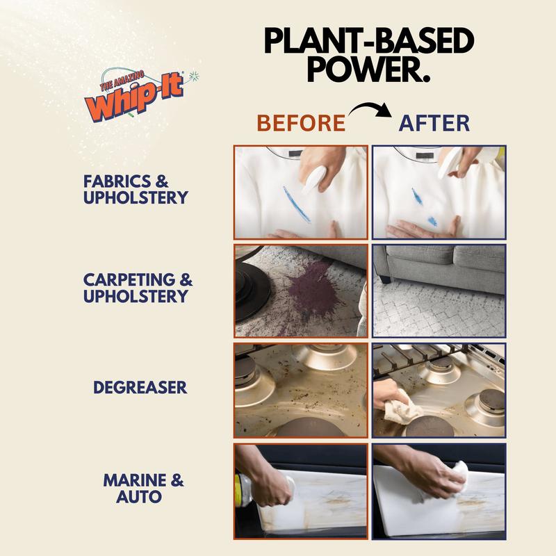 Whip-It Professional Strength Multi-Purpose Stain Remover Spray 32 OZ