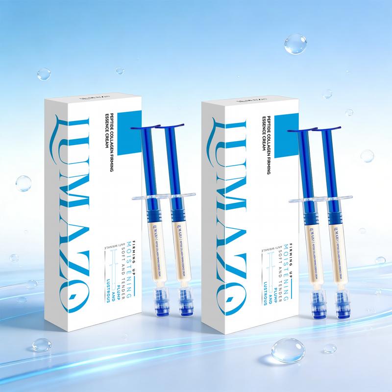 LUMAZO-Polypeptide Collagen Elastic Essence Cream Moisturizing Hydrating Firming Low Irritating Serum