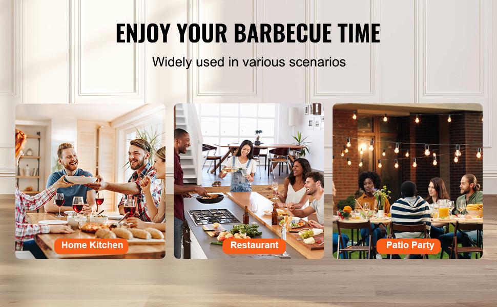 【Summervibes】VEVOR Stainless Steel Shawarma Grill Machine Vertical Gyro Rotisserie Doner