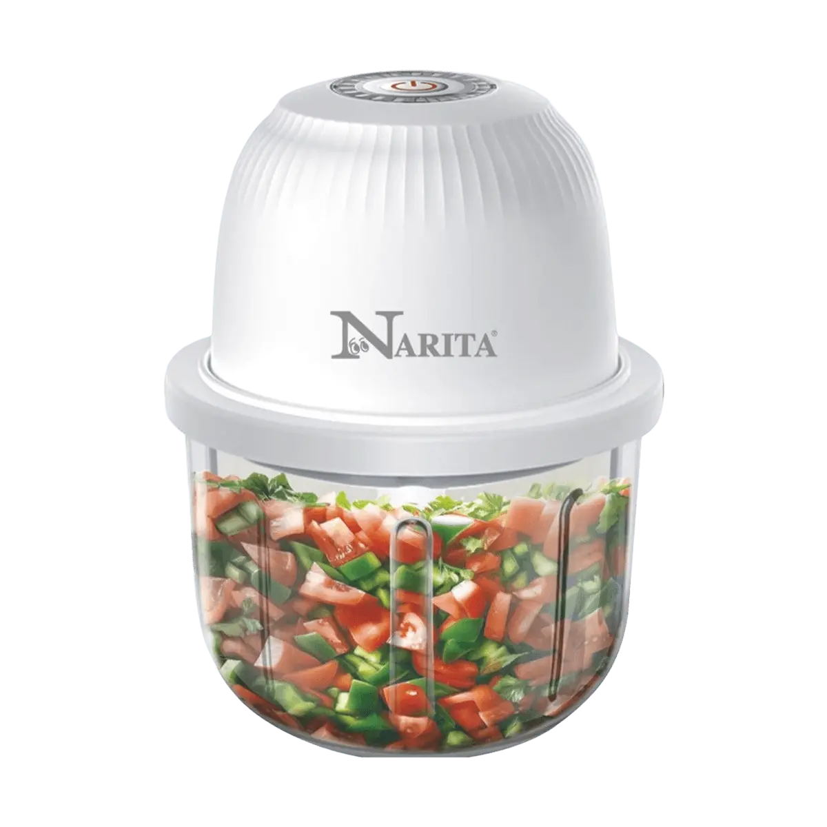 NARITA Mini Food Chopper & Garlic Mincer - Electric Meat Grinder, 350ml Compact Kitchen Blender for Home Use, Model NMC-235