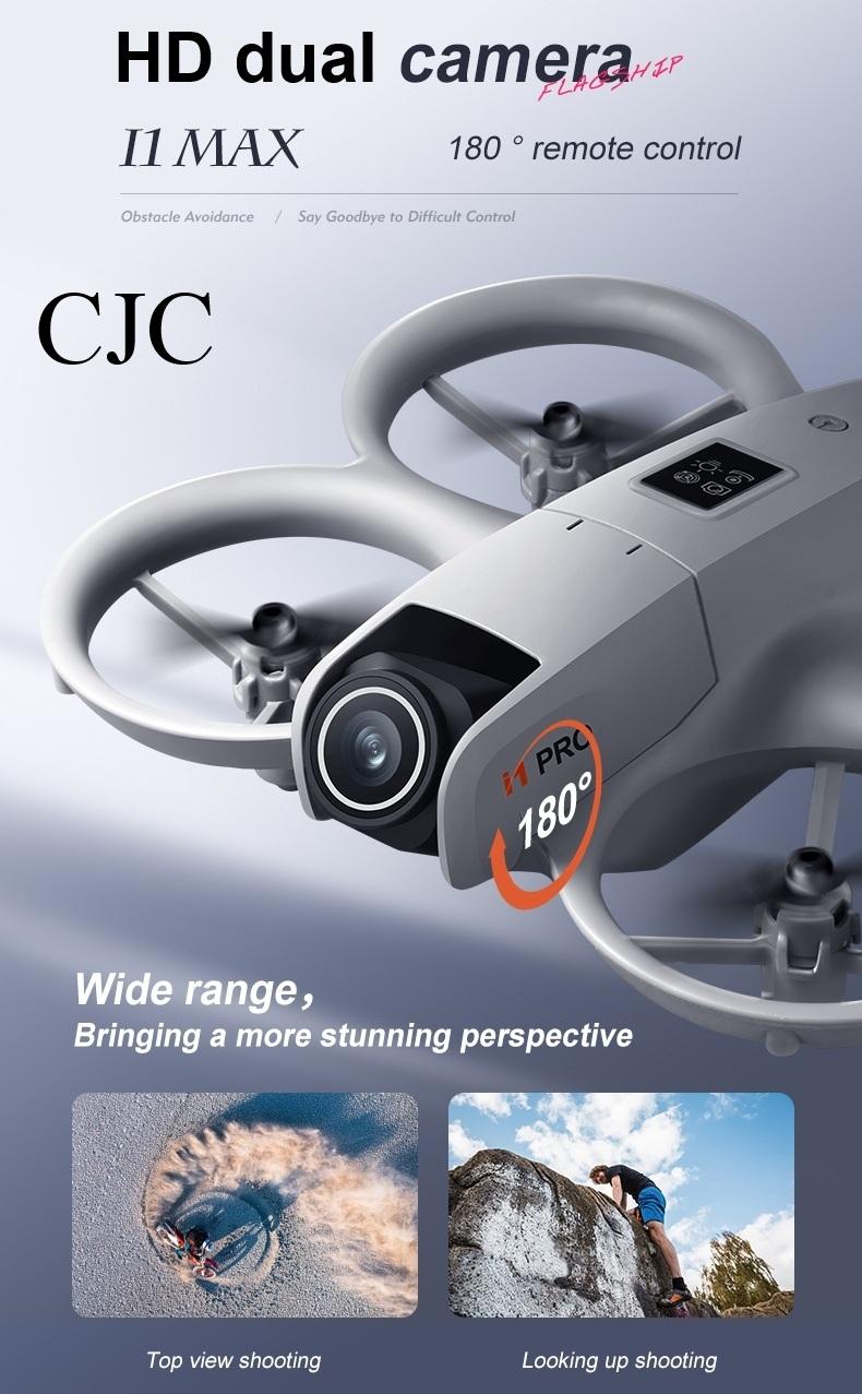 CJC i1 PRO Mini Drone: 360° Aerial Stunts & Rolls, HD Dual Cameras, Obstacle Avoidance, 100-Meter Range, Up to 20 Minutes Flight Time, Ideal for Beginners Aged 4+ toy drone