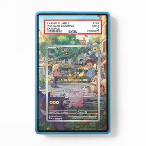 Pikachu 173-165 IR AR Pokemon 151 Graded Display Case, Extended Art, Extended Display Case, Extended Art Case PSA Graded Guard Case / Magnetic Case / Screws Case (CARD NOT INCLUDED)